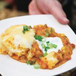 Chicken Enchilada and Corn Bread Pot Pie